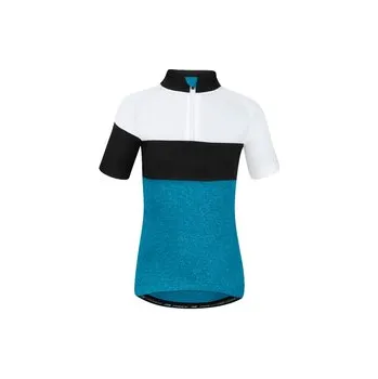 cyklistický dres Force dres Kid View modro-bílo-černá, vel. 140-153