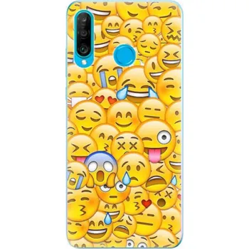 Pouzdro na mobilní telefon Odolné silikonové pouzdro iSaprio - Emoji - Huawei P30 Lite