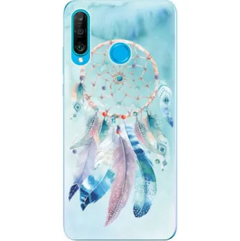 Pouzdro na mobilní telefon Odolné silikonové pouzdro iSaprio - Dreamcatcher Watercolor - Huawei P30 Lite