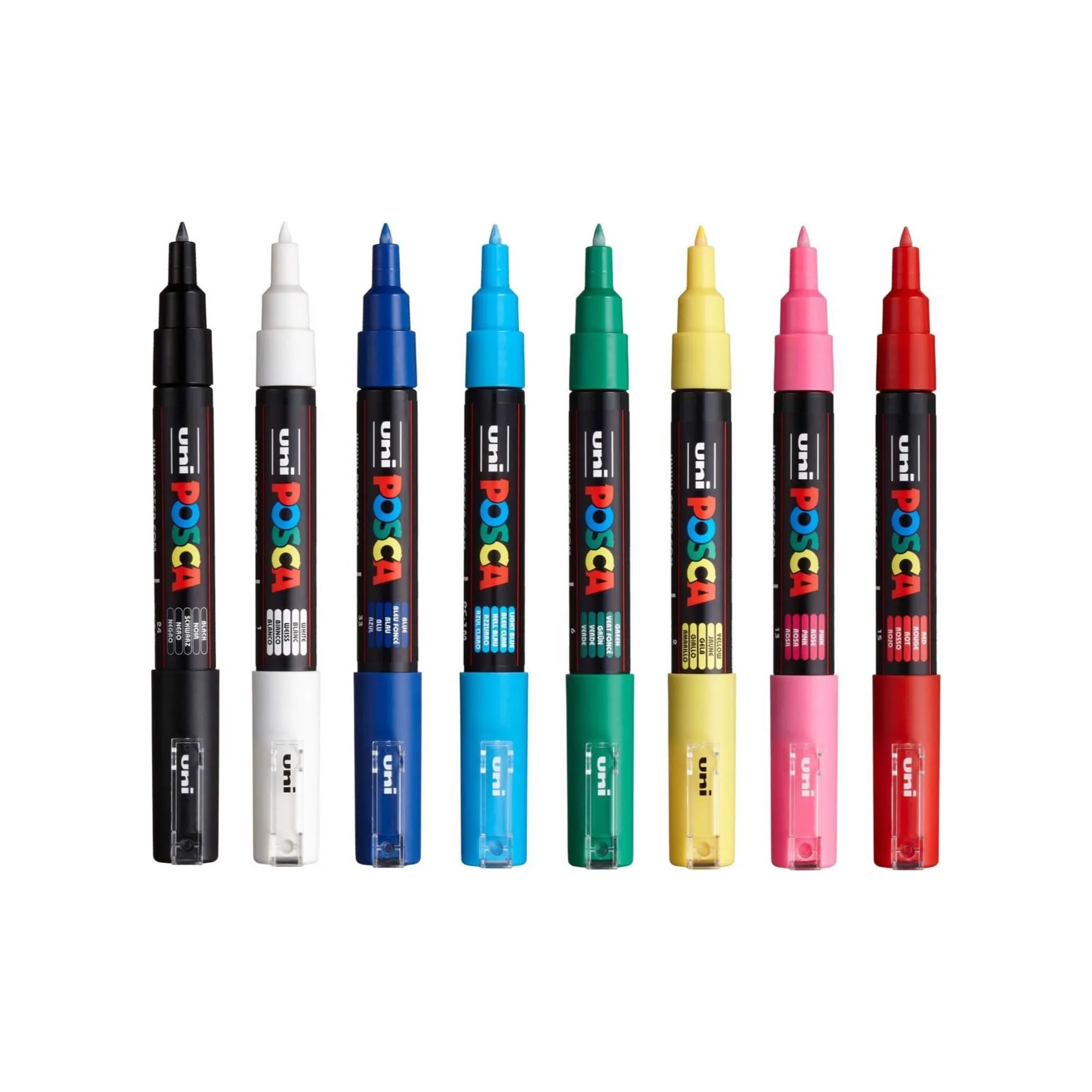 Fotografie 2 -  Posca PC-1M 8 ks základní barvy