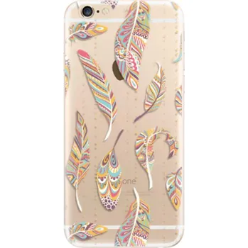 Pouzdro na mobilní telefon Odolné silikonové pouzdro iSaprio - Feather pattern 02 - iPhone 6/6S