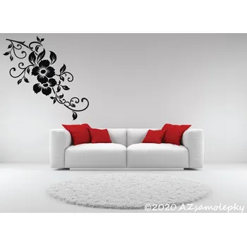 Samolepící dekorace Samolepky na zeď - Rohový ornament V. - S (20 x 20 cm)