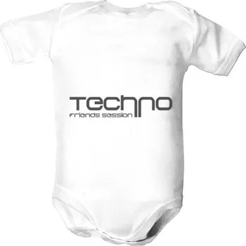 Kojenecký body Dětské body s potiskem Dětské body TFS N&B dětské