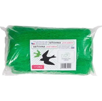 Pletivo Síť ochranná proti ptákům zelená 2,5cm 1,7x20m