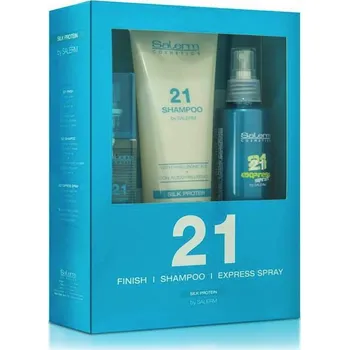 Kosmetická sada Salerm 21 Trio šampón 300 ml + Express sprej 150 ml + Finish lesk 125 ml kosmetická sada