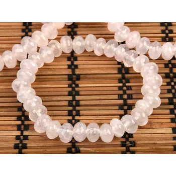 Náramek Náramek růženín broušené čočky 9mm