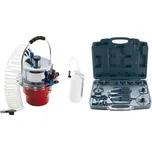 BGS Sada pneumatického odvzdušňovacího přípravku brzd a adaptérů, 17dílná