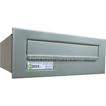 Poštovní schránka 3MH s.r.o. Poštovní schránka rovná k zazdění do sloupku NEREZ 3x Varianta: základní