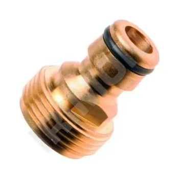 Hadicová spojka Mosazný 3/4 M hadicový adaptér s vnějším závitem