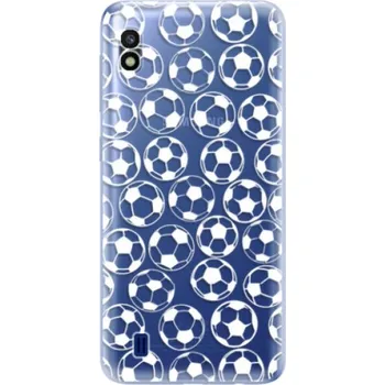 Pouzdro na mobilní telefon Odolné silikonové pouzdro iSaprio - Football pattern - white - Samsung Galaxy A10