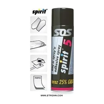 Průmyslové lepidlo SPIRIT 5 Strong - sublimační lepidlo - sprej 500 ml