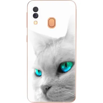 Pouzdro na mobilní telefon Odolné silikonové pouzdro iSaprio - Cats Eyes - Samsung Galaxy A40