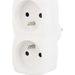 Zásuvka rozbočovací 2x bílá