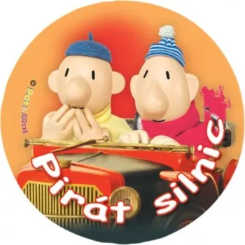 Brož Placka PAM PIRÁT SILNIC odznak 44mm