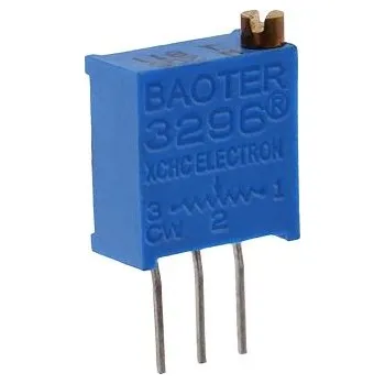 Trimr cermetový 3296W, stojatý odpor 1k