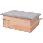 vidaXL Dřevěný domek pro ježka 45 x 33…