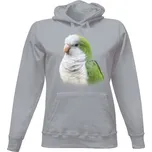 Dámská mikina s kapucí s potiskem Mníšek šedý dámské