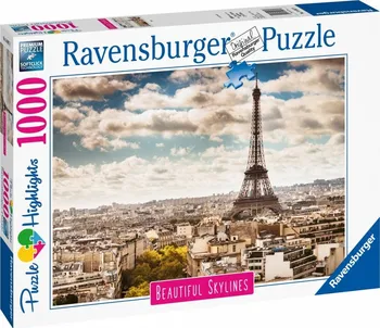 Puzzle Ravensburger Romantická Paříž 1000 dílků