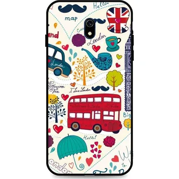 Pouzdro na mobilní telefon Kryt Xiaomi Redmi 8A 3D silikon Londýn (obal neboli pouzdro na Xiaomi Redmi 8A)