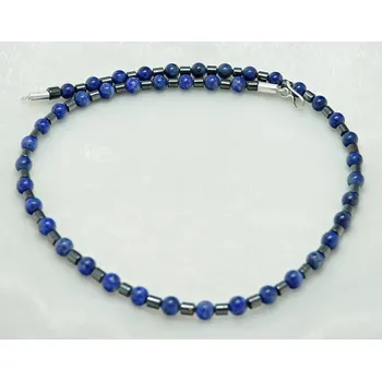 Souprava šperků Vorlové Šperky, Náhrdelník lapis lazuli, hematit, K031