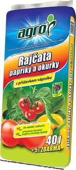 Substrát Agro Substrát pro rajčata, papriky a okurky 45 l