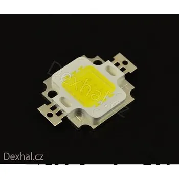 Polovodič 10W LED dioda 900-1000LM teplota světla 6000k Bílá