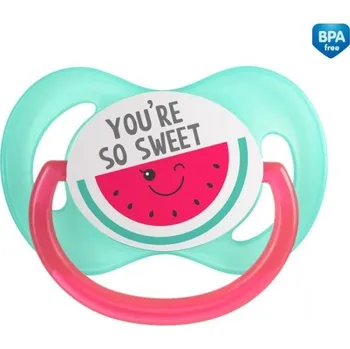 dudlíky Canpol babies Dudlík symetrický So Cool 0-6 m - růžový