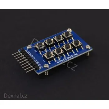 Centrální jednotka pro chytrou domácnost 8 tlačítkový modul // tlačítka tlačítko Arduino