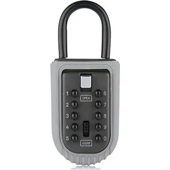 Poštovní schránka LUMA HOME bezpečnostní ocelová schránka tlačítková na klíče přenosná, na mechanické heslo