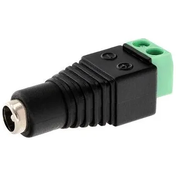Elektrický konektor Napájecí Jack konektor+svorkovnice 5,5x2,1mm samice