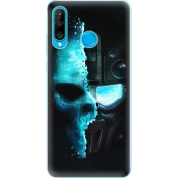 Pouzdro na mobilní telefon Odolné silikonové pouzdro iSaprio - Roboskull - Huawei P30 Lite