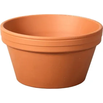 Květináč Žardinka RONDO NATUR keramická d22x11cm