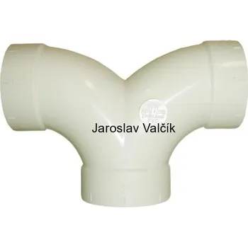 Kanalizační potrubí odbočka 90° oboustranná - třícestná