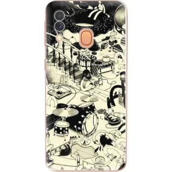 Telefonní příslušenství Odolné silikonové pouzdro iSaprio - Underground - Samsung Galaxy A40