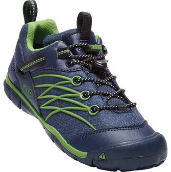 Chlapecké tenisky Recenze Keen Chandler CNX WP JR Dress Blues/Greenery