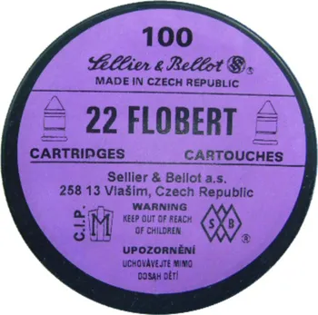 Příslušenství pro sportovní střelbu Sellier & Bellot Flobertové náboje cal. 6 mm špička 100 ks
