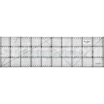 Řezací pravítko Rastrové pravítko pro patchwork 15x50 cm (Pravítka)