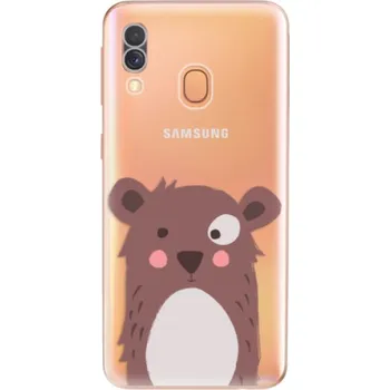 Pouzdro na mobilní telefon Odolné silikonové pouzdro iSaprio - Brown Bear - Samsung Galaxy A40