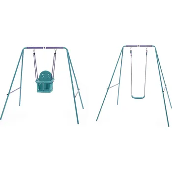 Plum Set kovových houpaček 2v1 modrý