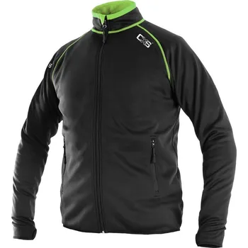 Pánské oblečení CXS Mikina TORONTO, pánská, černo- zelená Velikost: 2XL