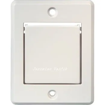 Příslušenství pro vzduchotechniku Krytka výfuku plastová - bílá