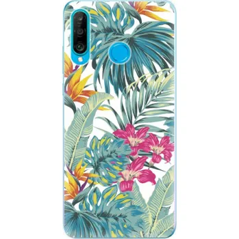 Pouzdro na mobilní telefon Odolné silikonové pouzdro iSaprio - Tropical White 03 - Huawei P30 Lite