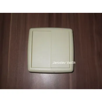 Příslušenství pro vzduchotechniku Krytka výfuku plastová - slonová kost