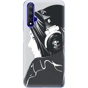 Pouzdro na mobilní telefon Odolné silikonové pouzdro iSaprio - Headphones - Huawei Honor 20