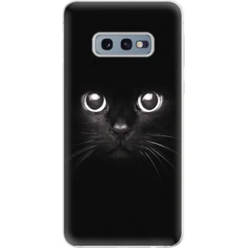 Pouzdro na mobilní telefon Odolné silikonové pouzdro iSaprio - Black Cat - Samsung Galaxy S10e
