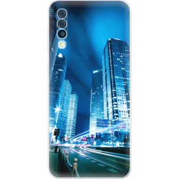 Telefonní příslušenství Odolné silikonové pouzdro iSaprio - Night City Blue - Samsung Galaxy A50
