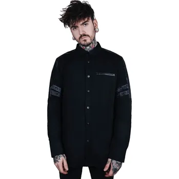 Pánská košile košile pánská KILLSTAR - Devastation - Button-Up - BLACK