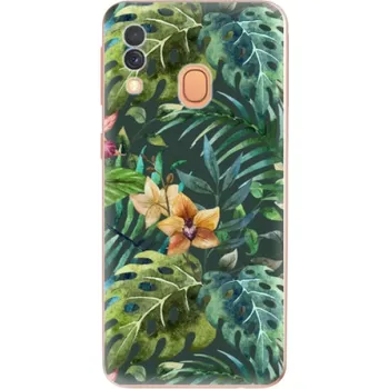 Pouzdro na mobilní telefon Odolné silikonové pouzdro iSaprio - Tropical Green 02 - Samsung Galaxy A40