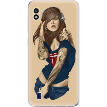 Odolné silikonové pouzdro iSaprio - Girl 03 - Samsung Galaxy A10