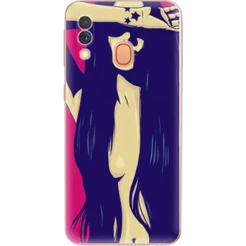 Pouzdro na mobilní telefon Odolné silikonové pouzdro iSaprio - Cartoon Girl - Samsung Galaxy A40